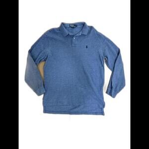 Ralph Lauren Long Sleeve Polo Shirt - Classic Blue
